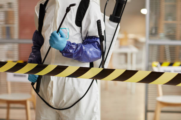 Professional Biohazard technician working in Delton, MI